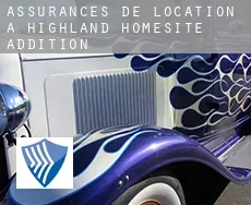 Assurances de location à  Highland Homesite Addition
