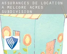 Assurances de location à  Melcore Acres Subdivision